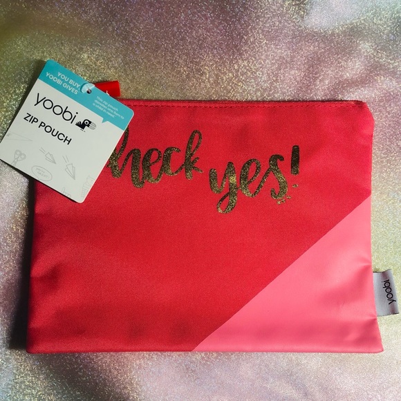 NWT Yoobi Zipper Pouch pencil case universal - Picture 2 of 5